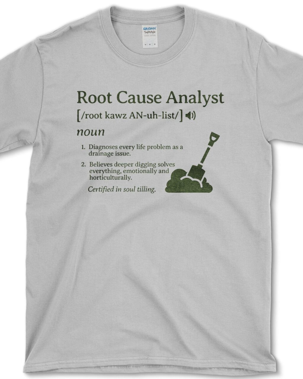 Alternative view of Root Cause Analyst T-Shirt