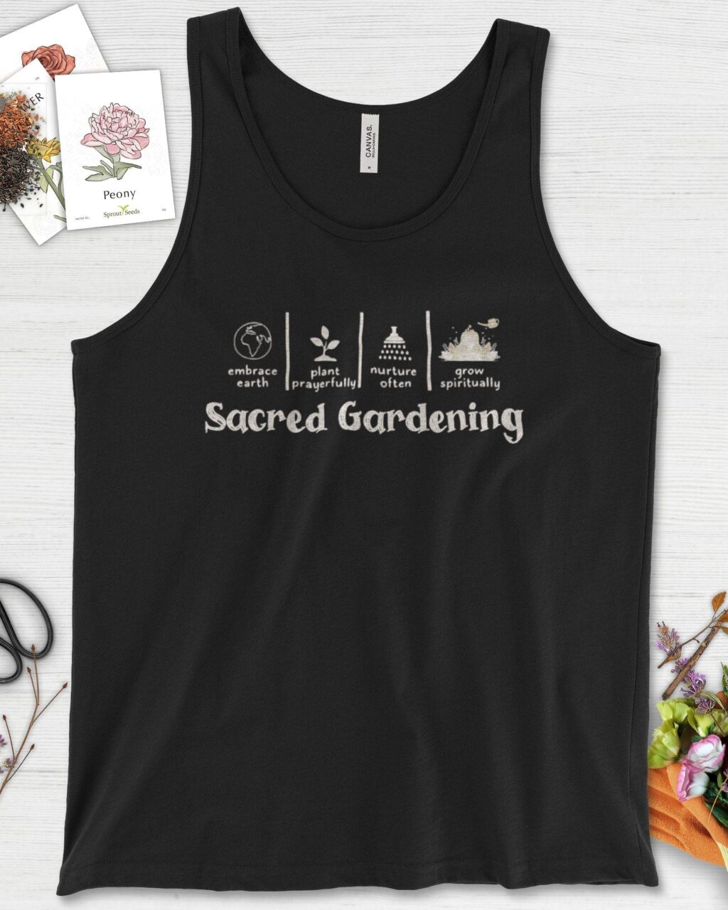 Sacred Gardening Plant Water Grow Tank Top