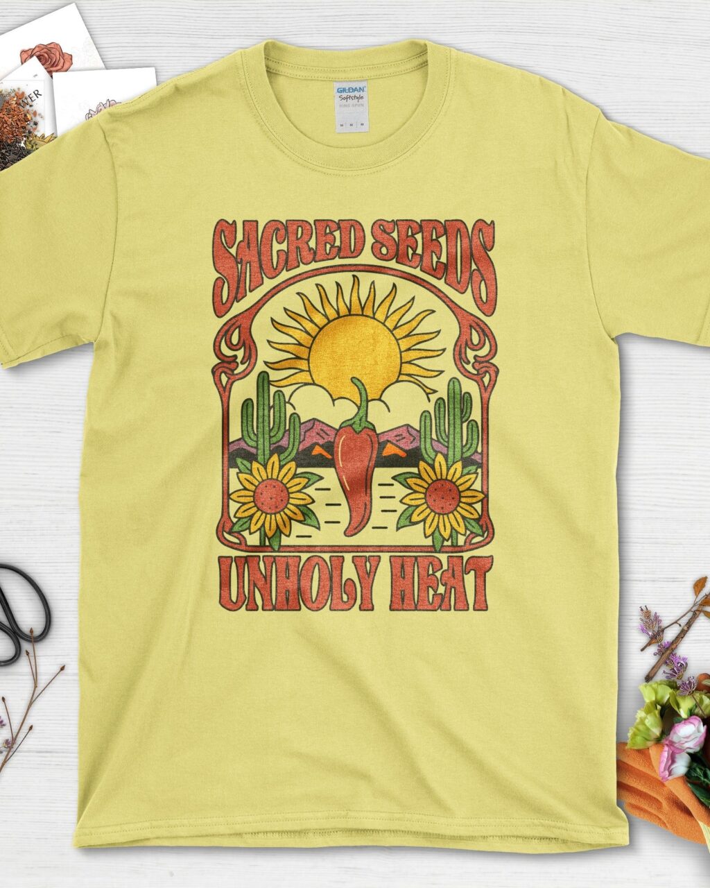 Alternative view of Sacred Seeds Unholy Heat T-Shirt