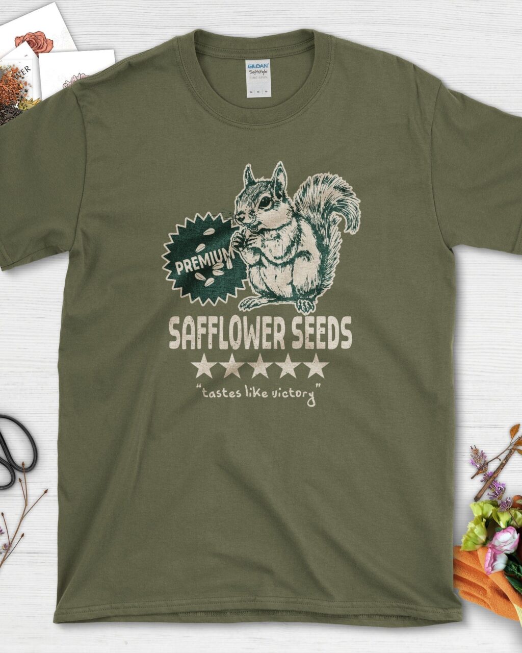 Safflower Seeds Squirrel T-Shirt