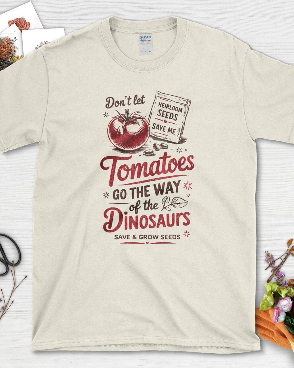 Save Tomatoes Heirloom Seeds T-Shirt