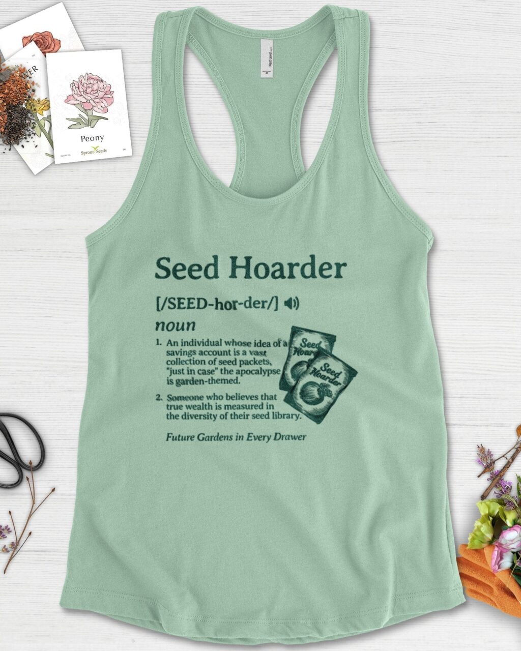 Seed Hoarder Definition Racerback
