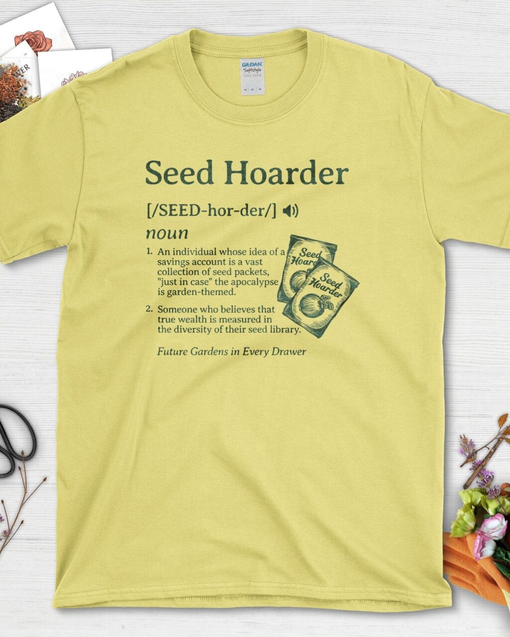 Alternative view of Seed Hoarder Definition T-Shirt
