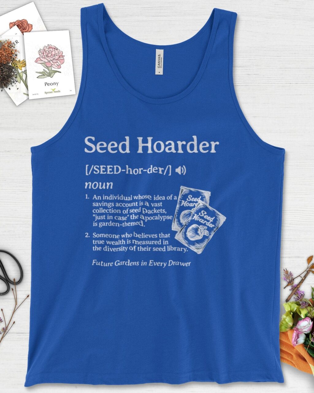 Seed Hoarder Definition Tank Top