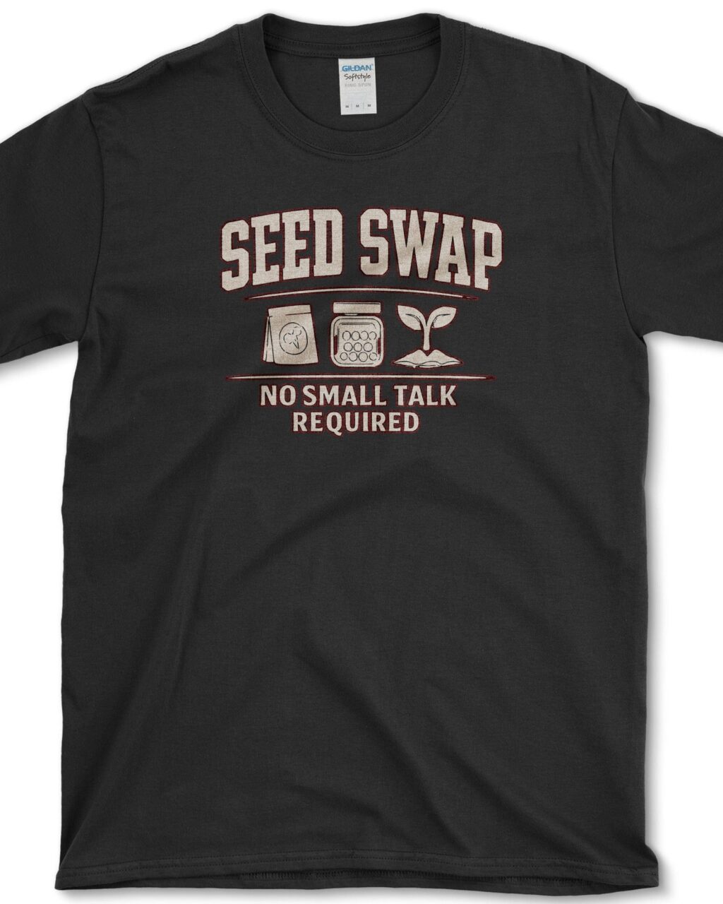 Alternative view of Seed Swap No Talk T-Shirt