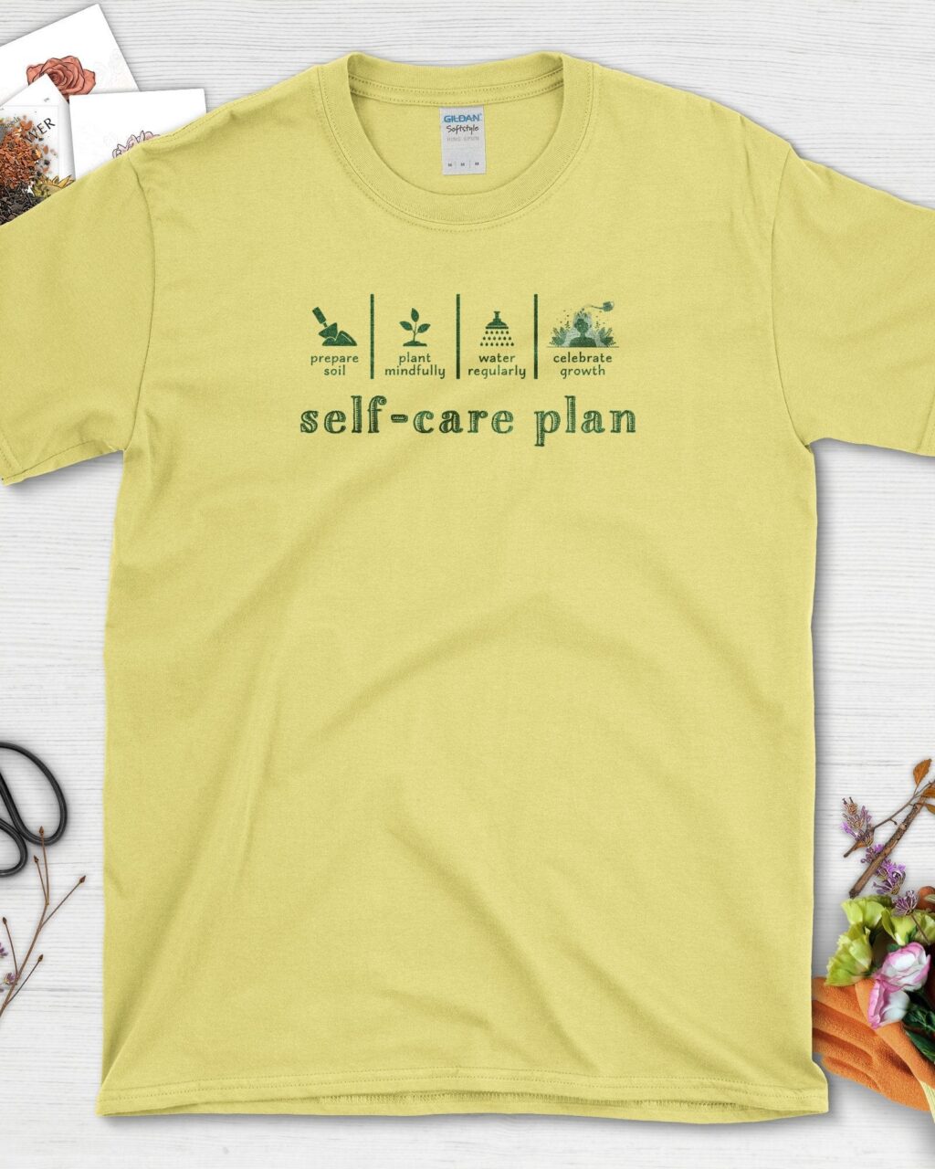 Self-Care Plan Mindful T-Shirt