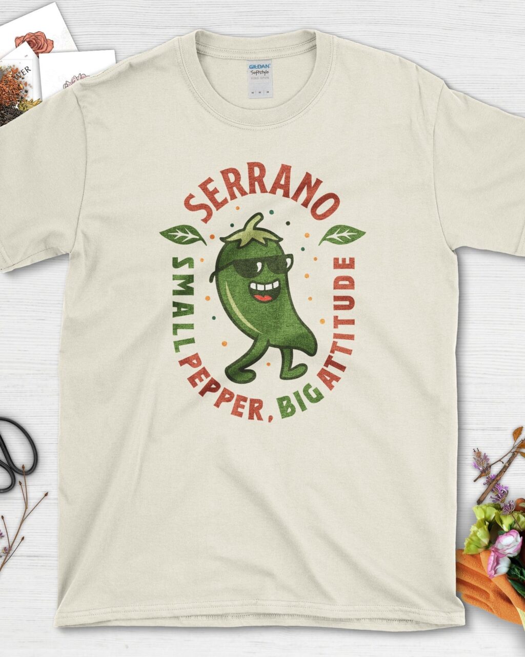 Alternative view of Serrano Pepper Big Attitude T-Shirt