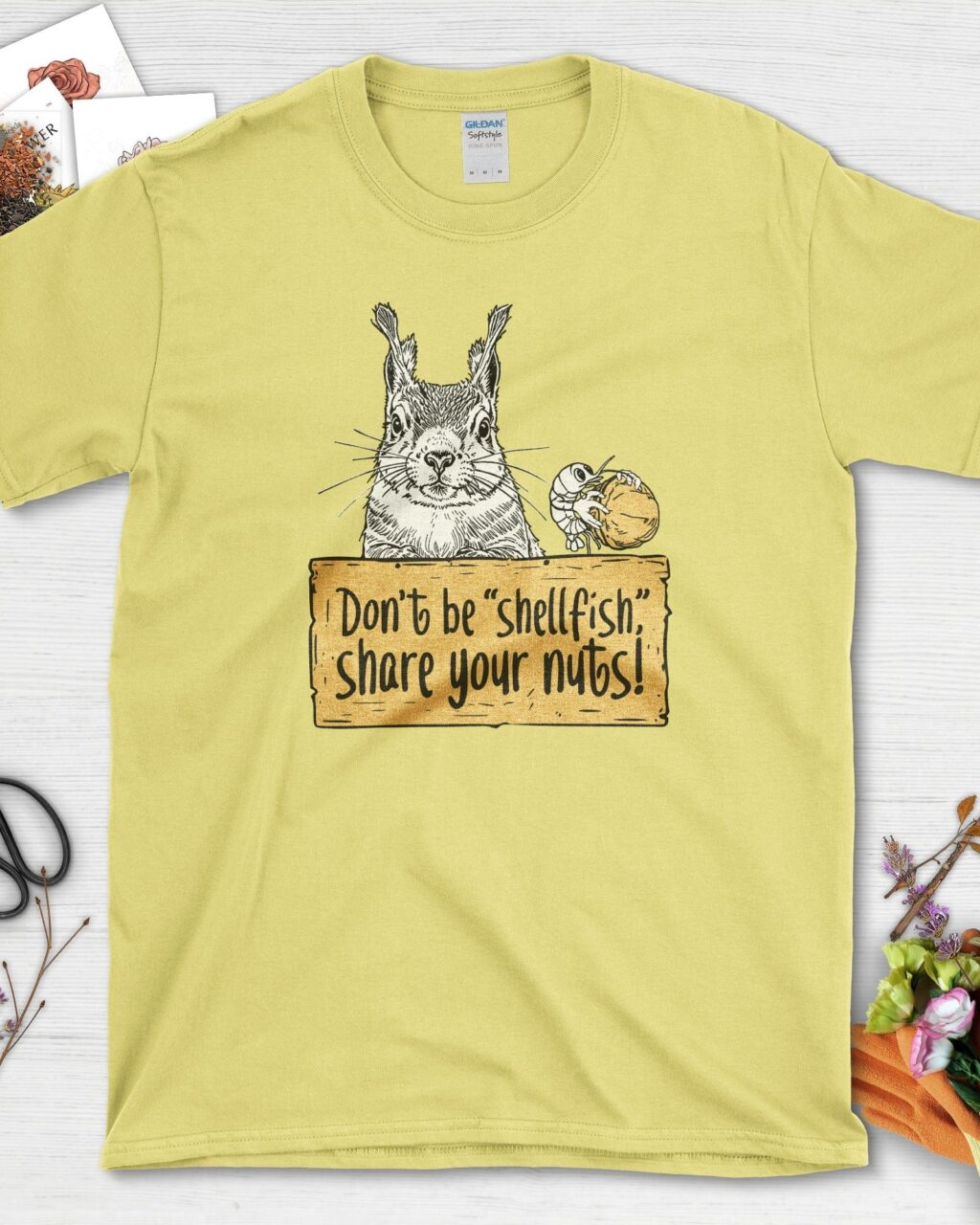 Alternative view of Share Your Nuts Funny T-Shirt