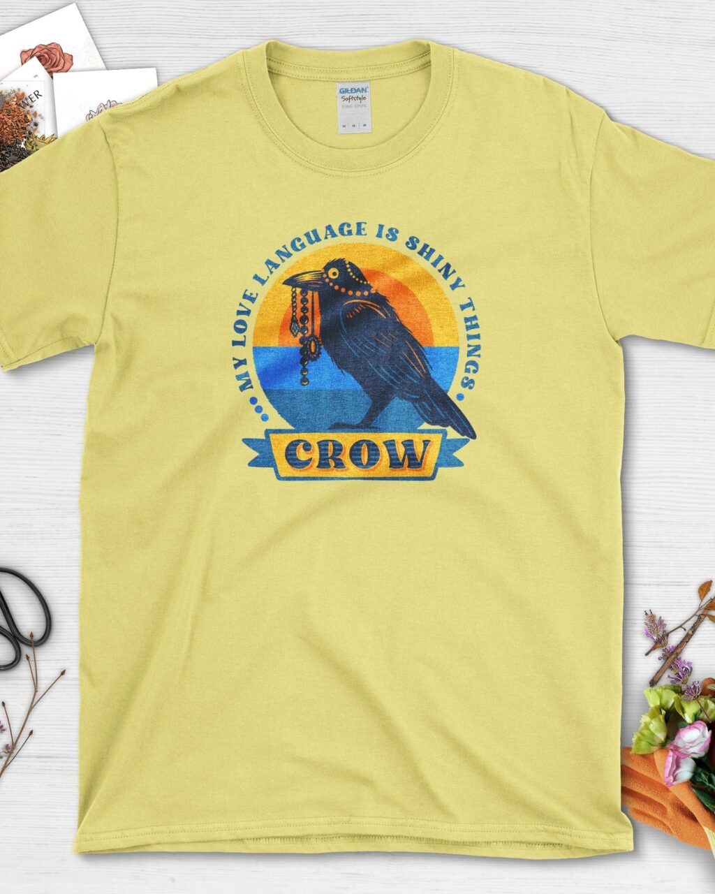 Shiny Love Language Crow T-Shirt