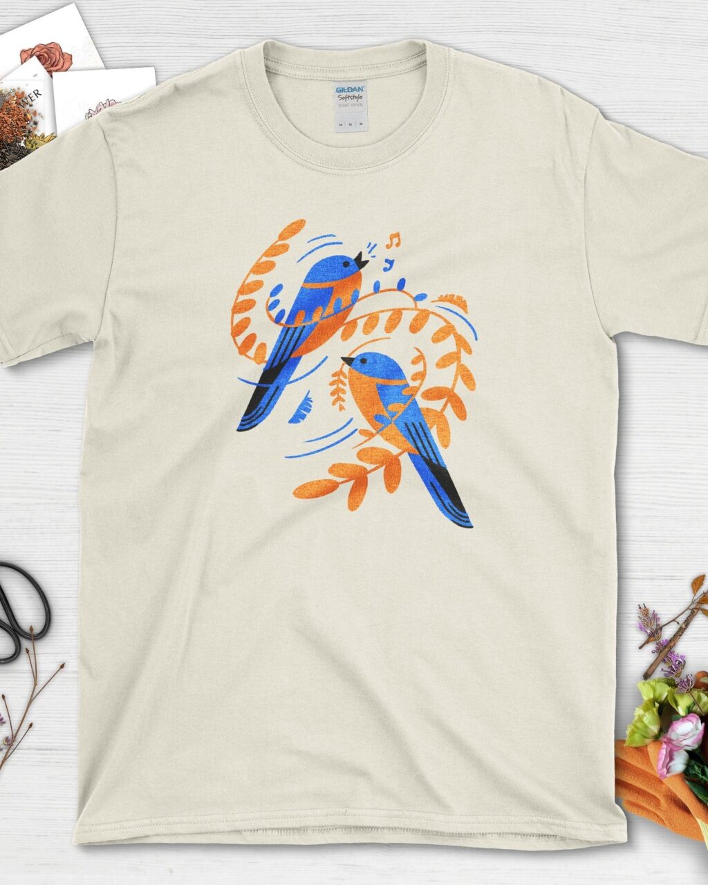 Singing Garden Birds T-Shirt