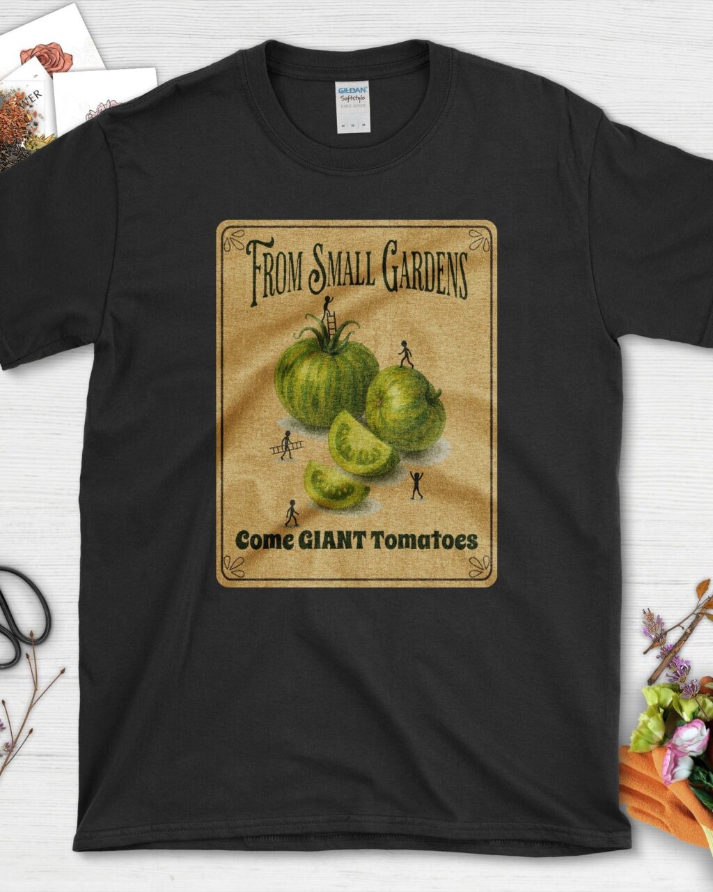 Alternative view of Small Gardens, Giant Tomatoes T-Shirt