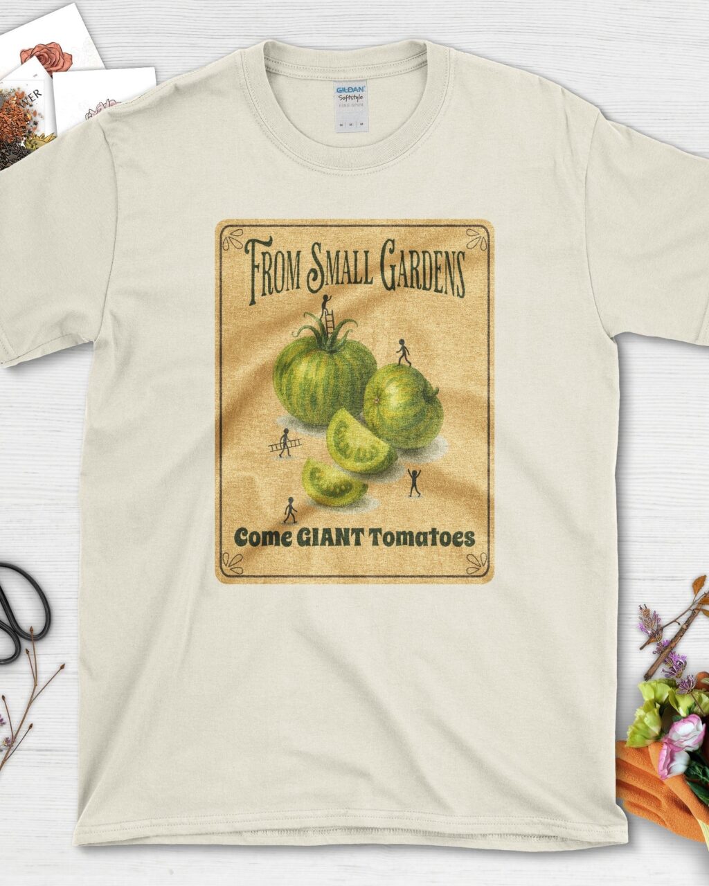 Small Gardens, Giant Tomatoes T-Shirt