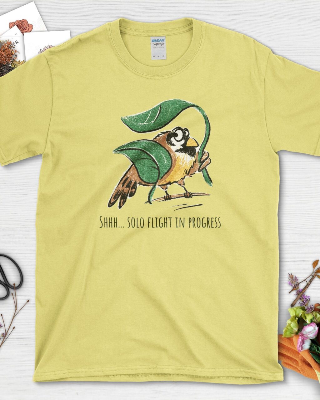 Alternative view of Solo Flight In Progress T-Shirt
