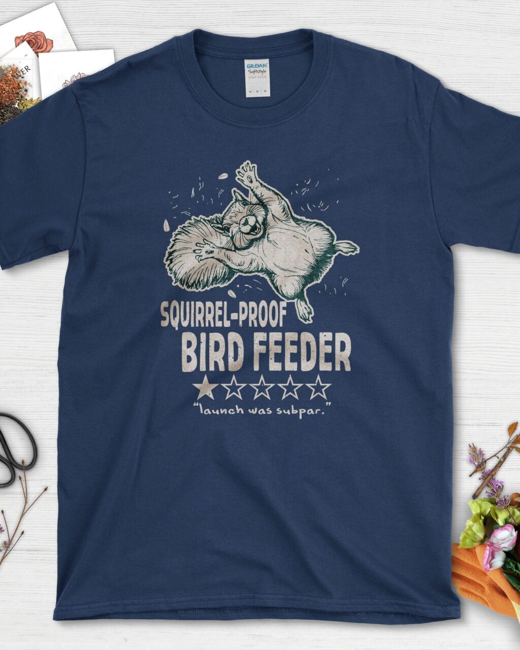 Squirrel Bird Feeder T-Shirt
