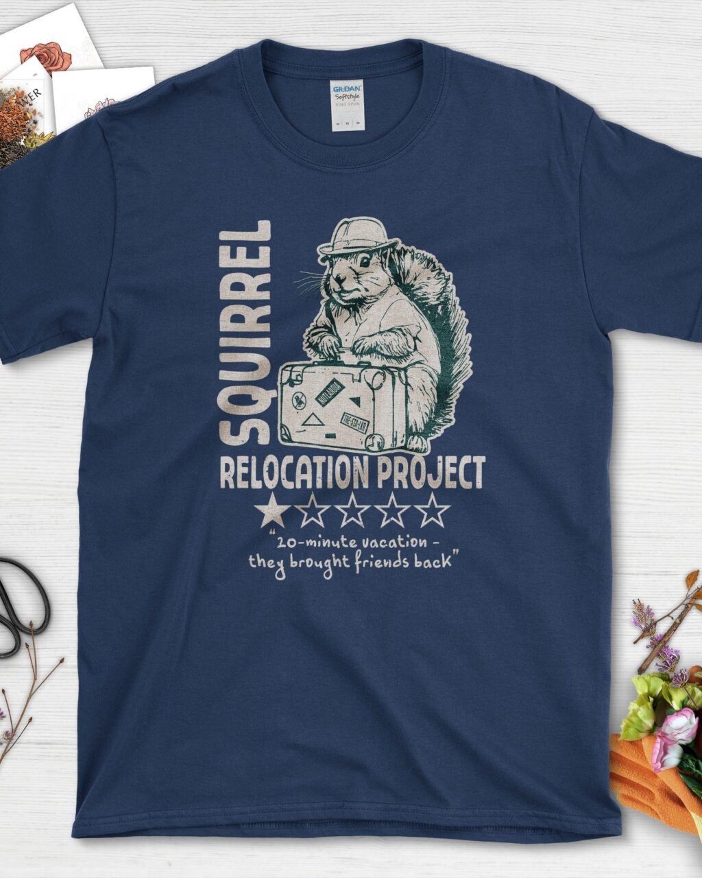 Squirrel Relocation Project T-Shirt