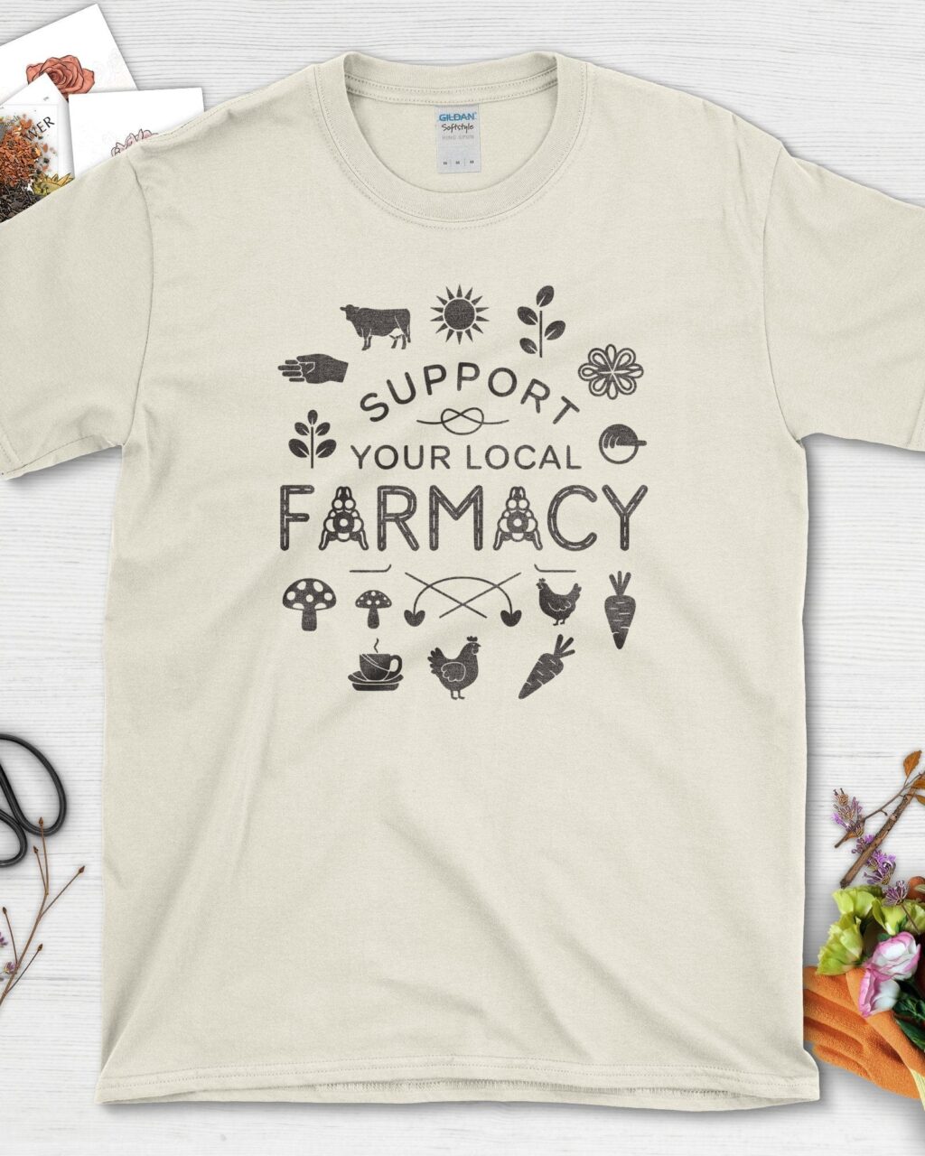 Alternative view of Support Your Local Farmacy T-Shirt