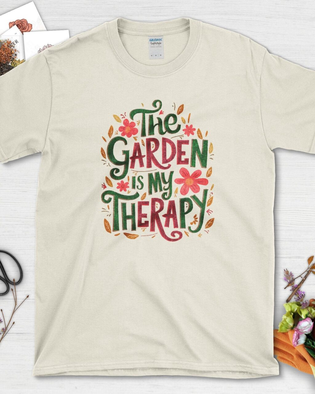 The Garden Is My Therapy Graphic T-Shirt