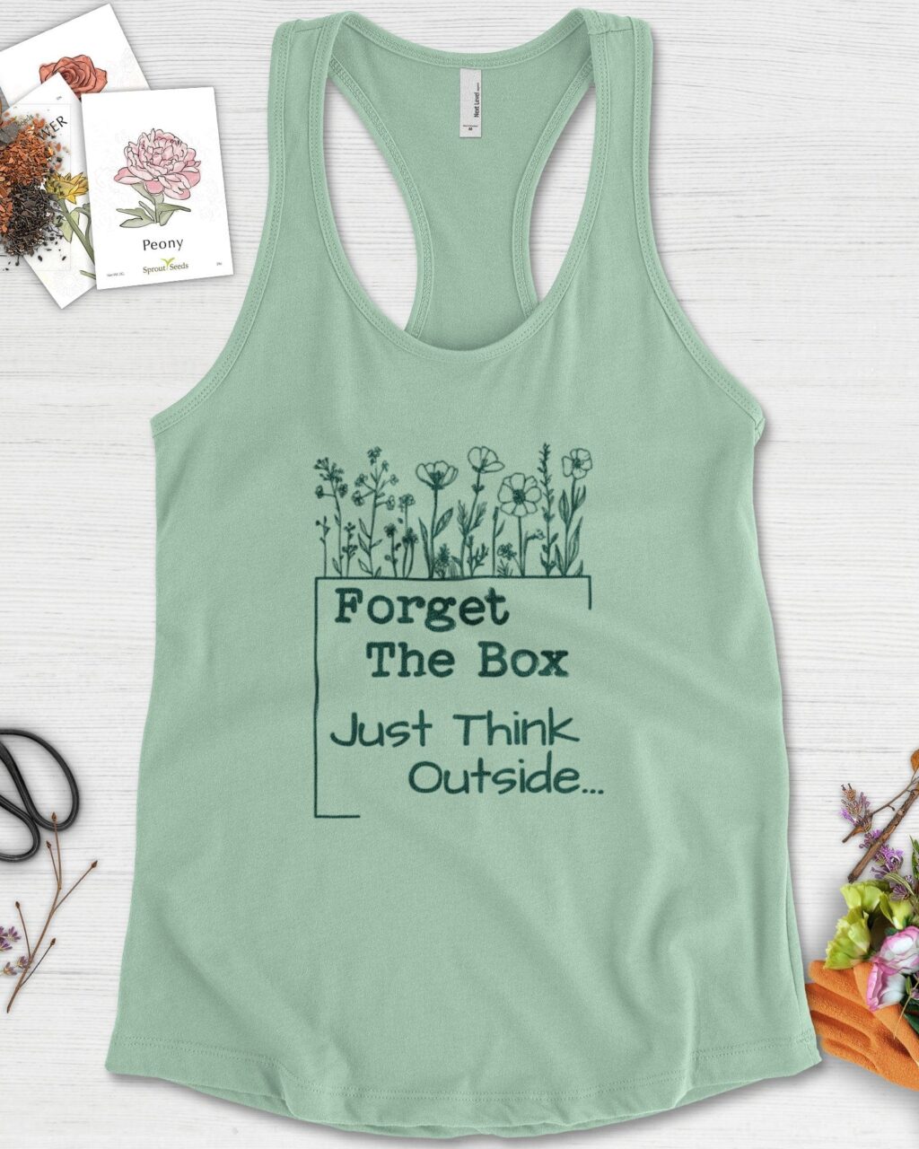 Think Outside the Box Racerback