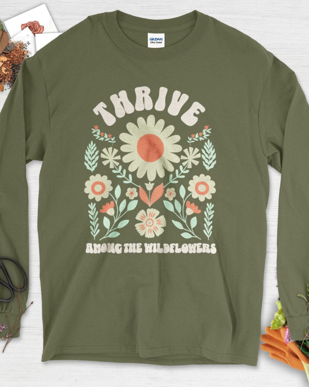Alternative view of Thrive Among the Wildflowers Long Sleeve