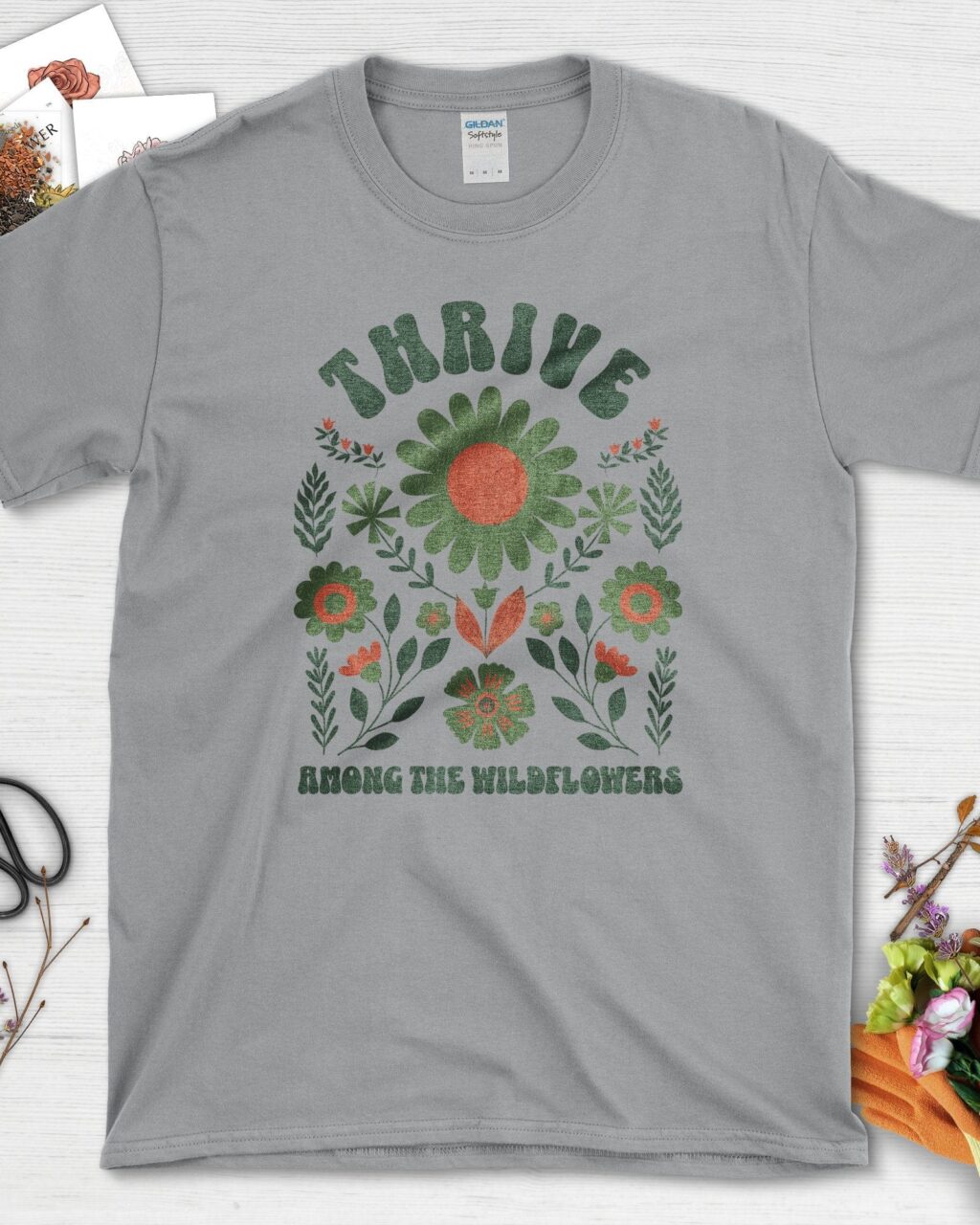 Alternative view of Thrive Among the Wildflowers T-Shirt