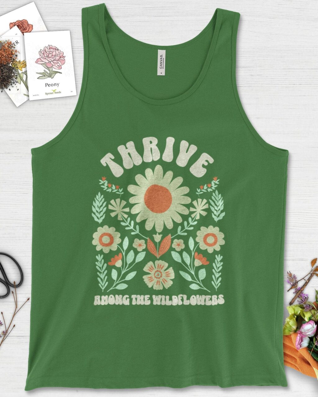 Thrive Among the Wildflowers Tank Top
