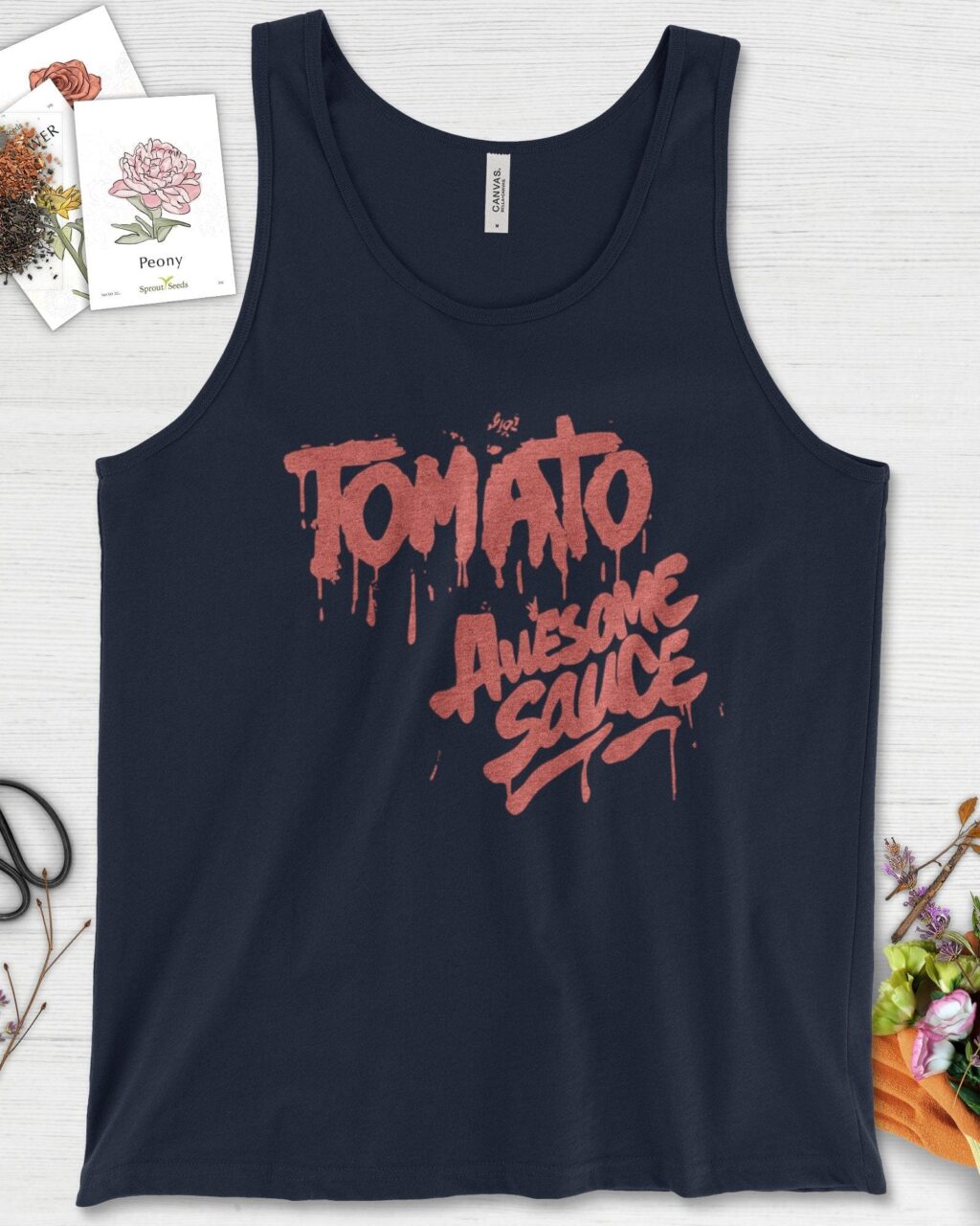 Tomato Awesome Sauce Tank Top