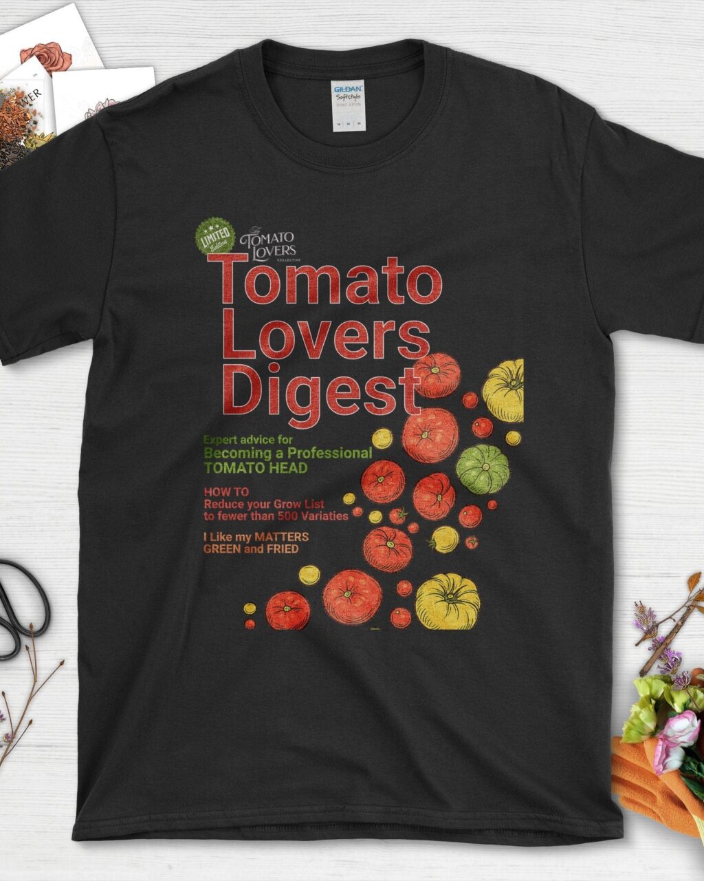 Alternative view of Tomato Lovers Digest T-Shirt