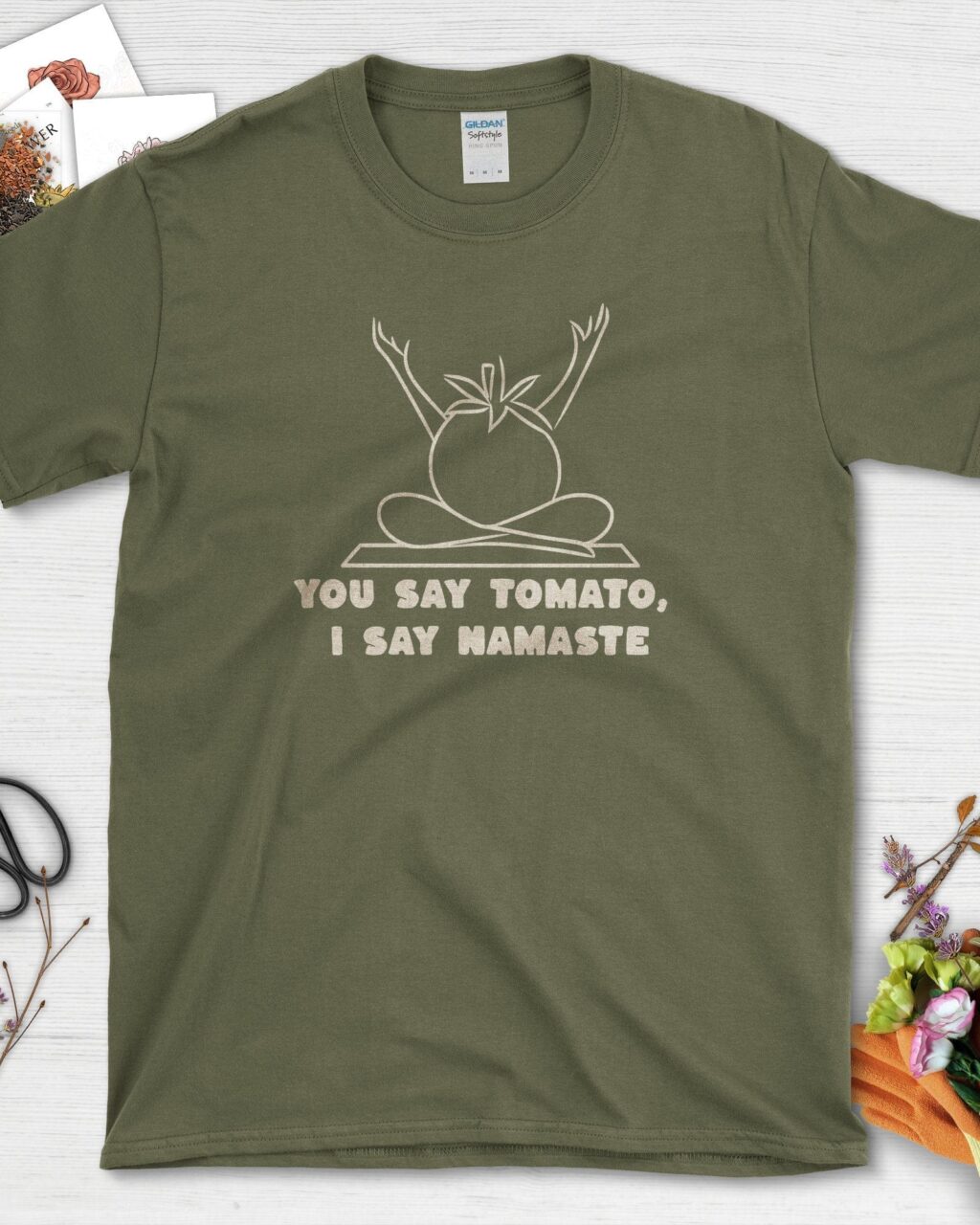 Tomato Namaste T-Shirt