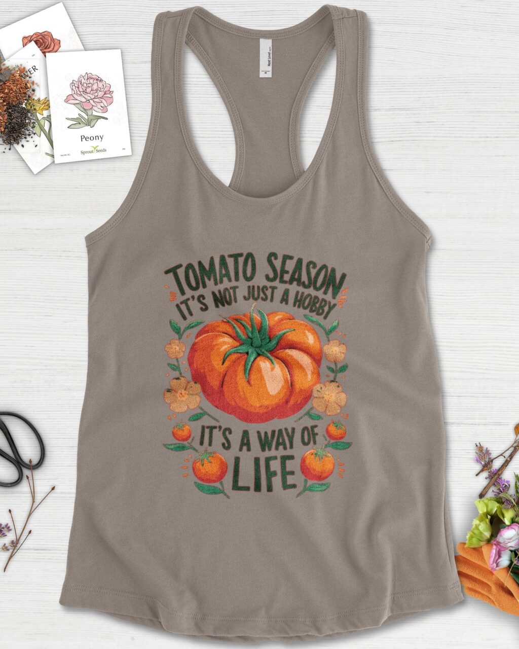 Tomato Season Way of Life Racerback