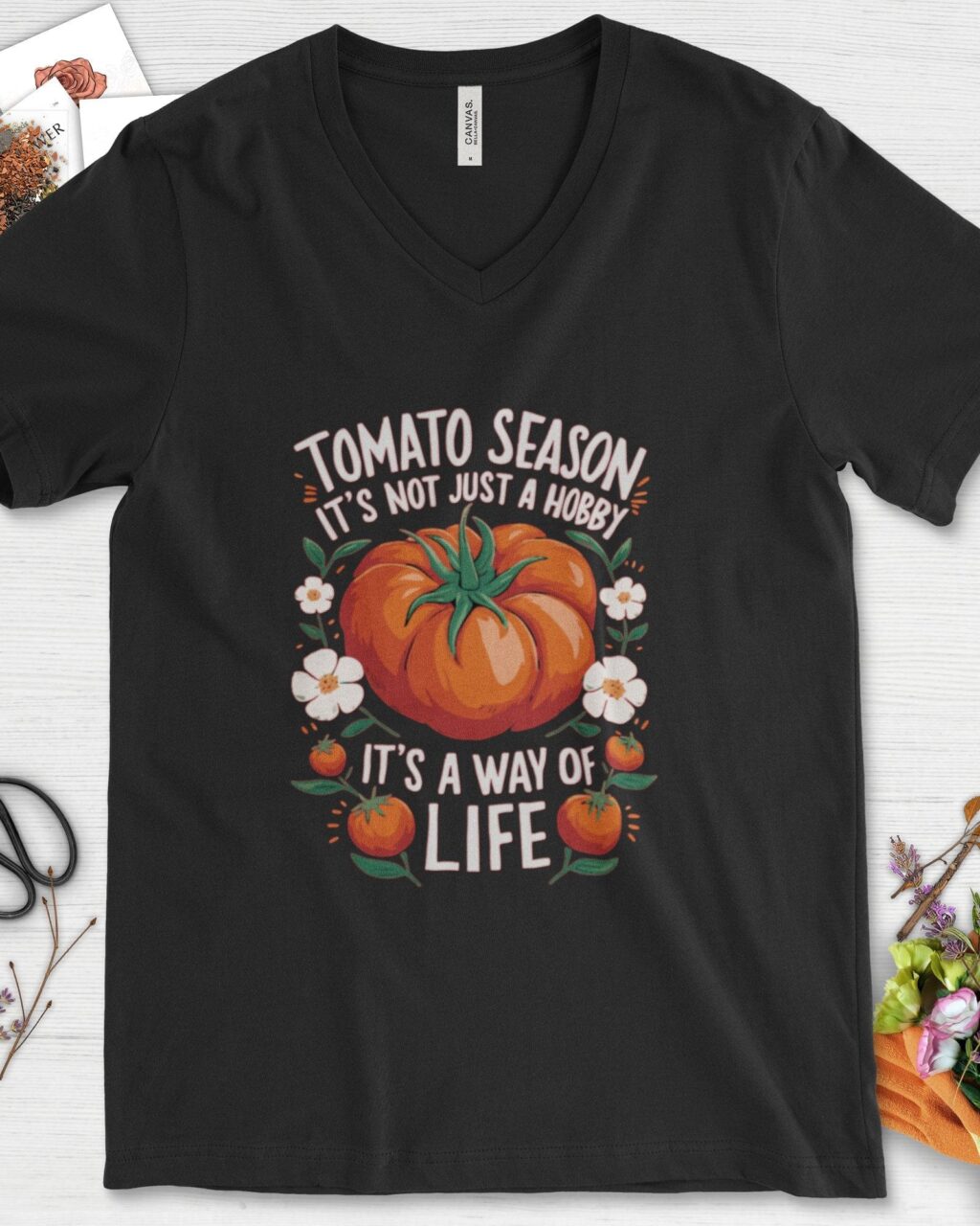 Tomato Season Way of Life V-Neck