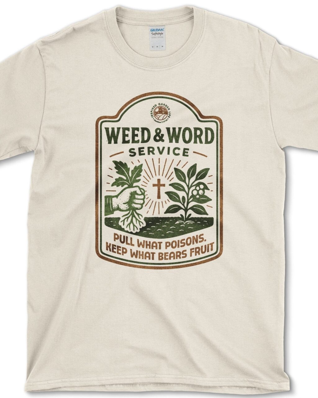 Alternative view of Weed and Word Service T-Shirt