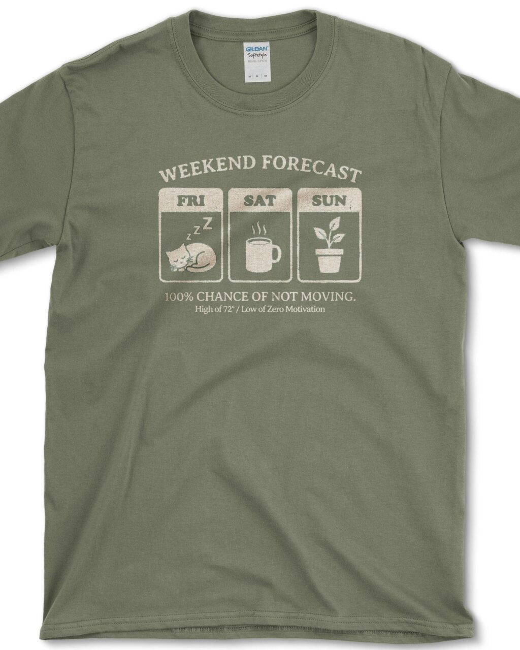 Alternative view of Weekend Forecast T-Shirt