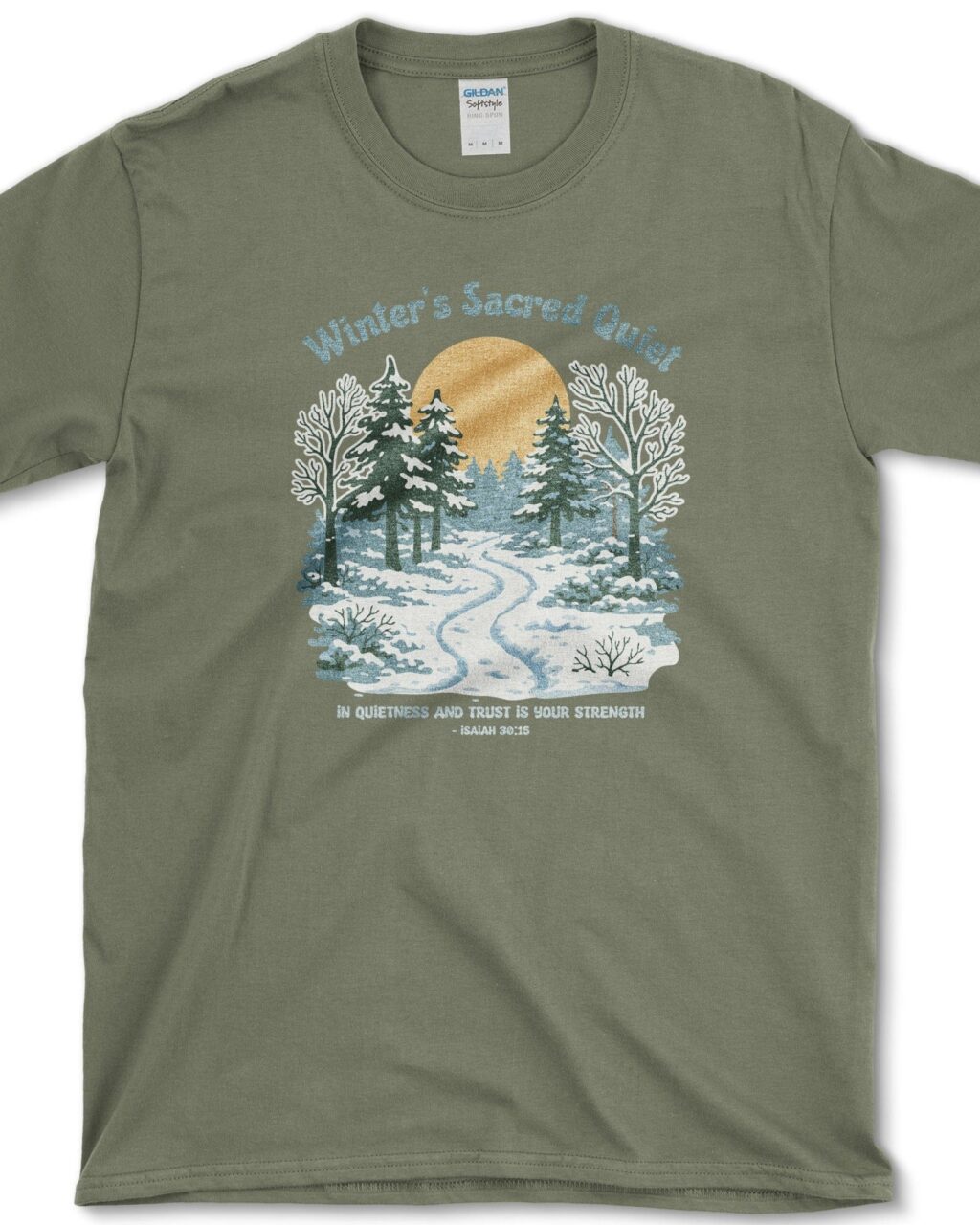Alternative view of Winter's Sacred Quiet T-Shirt