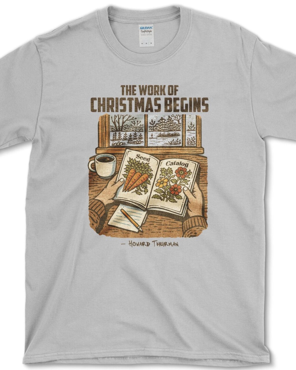 Alternative view of Work of Christmas T-Shirt