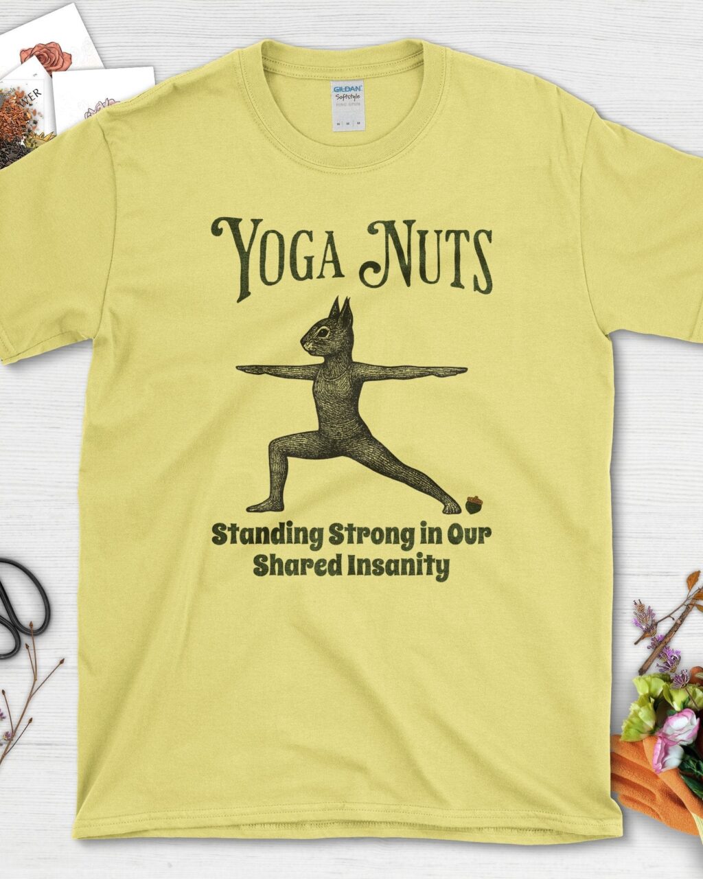 Alternative view of Yoga Nuts Shared Insanity T-Shirt
