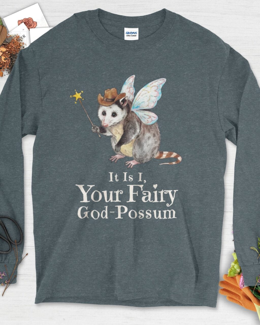 Your Fairy God-Possum Long Sleeve