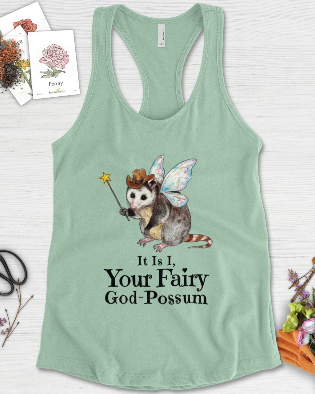Your Fairy God-Possum Racerback